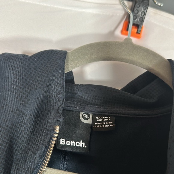 Bench Navy Blue Zip Up Sweater Light Jacket - Picture 9 of 9